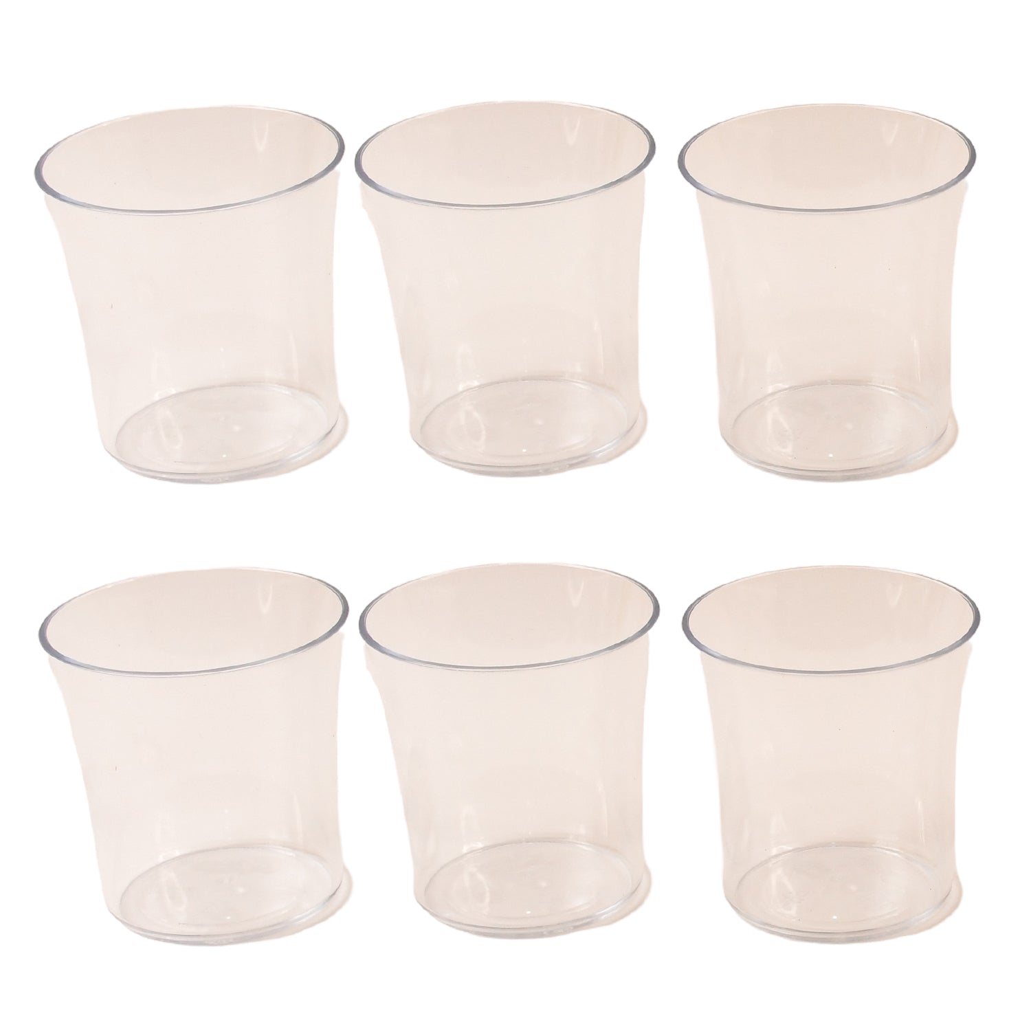 Apex Welcome Plastic Glass Set For Daily Use  Set Of 6 Apex Welcome Plastic Glass Set For Daily Use  Set Of 6